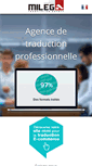 Mobile Screenshot of l-agence-traduction.fr