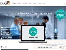Tablet Screenshot of l-agence-traduction.fr